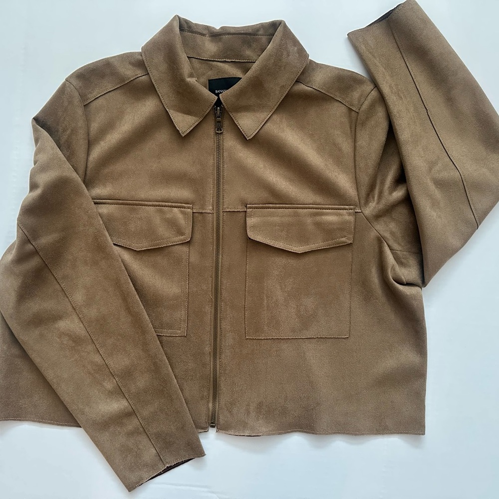 Banana Republic Faux Suede Jacket